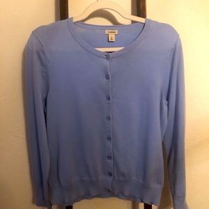 Ll Bean Cardigan Baby Blue